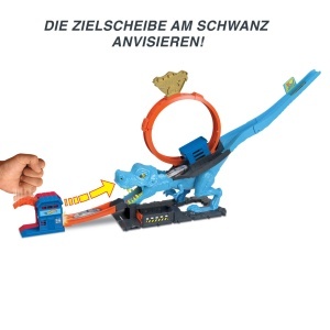Set de joaca Hot Wheels T-Rex cu loop, pentru copii de la 4 ani, HNP77 - Img 3