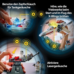 Set de Joaca Interactiv LEGO Star Wars 75423 - X-Wing cu 2 Figurine si SMART Brick - Img 5