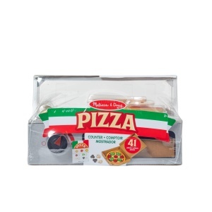 Set de Joaca Melissa Doug Pizzerie din Lemn 41 Piese Educational pentru Copii 3 Ani - Img 8