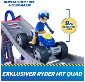 Set de joaca PAW PATROL Lift Reparare cu figurina Ryder si ATV, 75 cm - Img 4