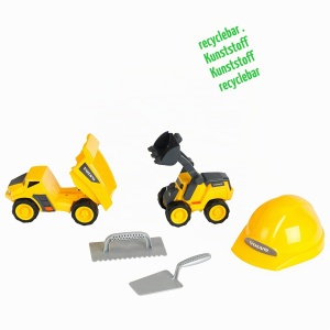 Set de joaca pentru constructii Theo Klein Volvo Power cu camion si incarcator, pentru copii de la 3 ani - Img 4