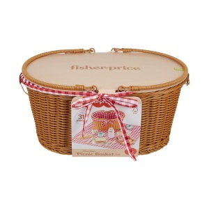 Set de joaca pentru picnic Fisher-Price HXT81, 31 piese din lemn, pentru copii de la 3 ani - Img 6