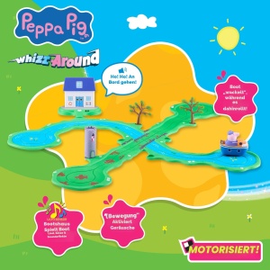 Set de Joaca Peppa Pig cu Barca Bobbing Along, 2 Vehicule, Sunete Interactive - Img 7