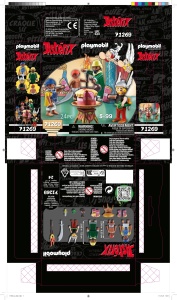 Set de Joaca PLAYMOBIL Asterix 71269 - Pyradonis Torta Vergiftete, 24 Piese - Img 9