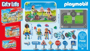 Set de Joaca PLAYMOBIL City Life 71332 - Parcurs cu Biciclete, 34 Piese, pentru Copii de la 4 Ani - Img 7