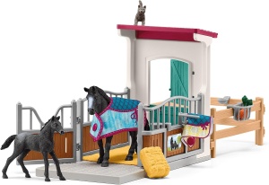Set de Joaca Schleich - Boxa pentru Cai cu Stuta si Fohlen, 34 Piese - Img 2