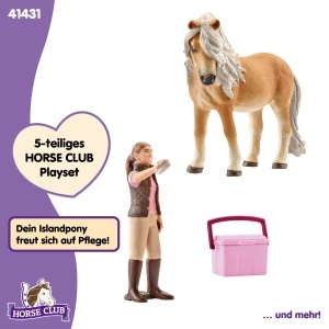 Set de Joaca Schleich cu Ponei Islandez si Dama de Ingrijire, 5 Piese - Img 4