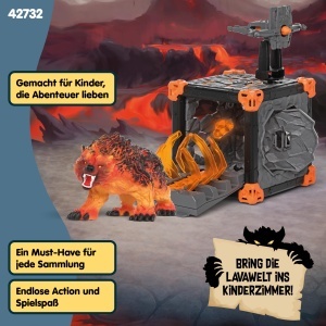Set de Joaca Schleich ELDRADOR BattleCave Lavabar 31 Piese pentru Copii - Img 8
