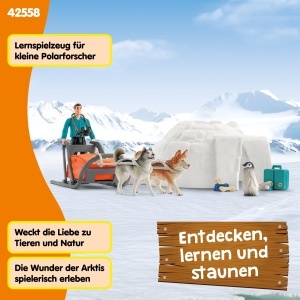 Set de Joaca Schleich - Expeditia Antartica 42558, 19 Piese, pentru 3 Ani - Img 7