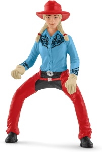 Set de Joaca Schleich Farm World - Barrel Racing cu Cowgirl, 7 Piese, Appaloosa - Img 9