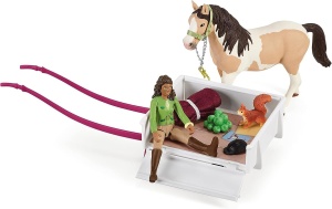 Set de Joaca Schleich Horse Club - Camping cu Sarah si Pinto, 23 piese - Img 7