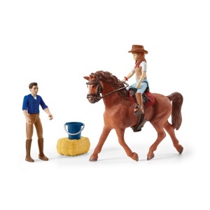 Set de Joaca Schleich Horse Club cu SUV si Remorca pentru Cai, 110 Piese - Img 9