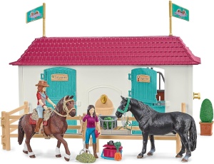 Set de Joaca Schleich Horse Club Ferma Lacului 192 Piese - Img 7