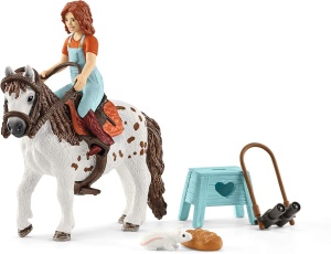 Set de Joaca Schleich Horse Club Mia Spotty, 9 Piese, pentru Copii de la 5 Ani - Img 8