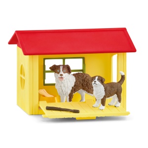 Set de joaca Schleich - Hundehutte 42573, 9 piese, pentru copii de la 3 ani - Img 3