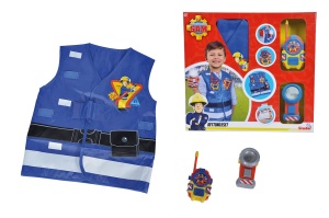 Set de joaca Simba - Costum de Pompier cu Vesta, Lanterna 11 cm, Walkie Talkie 14 cm - Img 1