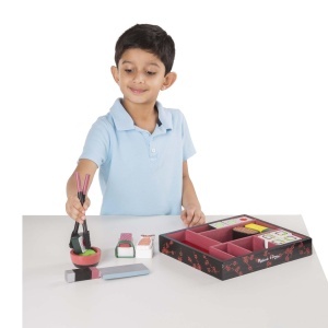 Set de joaca sushi din lemn Melissa Doug, 24 piese, cu efecte sonore - Img 8
