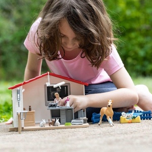 Set de Joaca Veterinar Schleich Farm World 42502 cu 43 Piese - Img 7