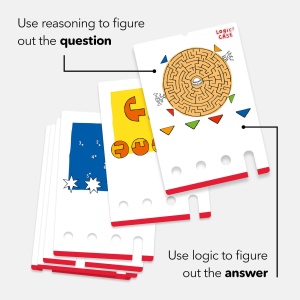 Set de Jocuri Logice HABA Logic CASE Starter Set 77 Riddles pentru copii 7 ani - Img 5