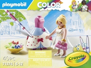 Set de jocuri PLAYMOBIL Color 71374, costum de seara, 40 de piese, creativitate nelimitata - Img 4