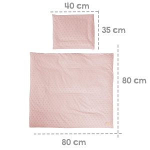 Set de Lenjerie pentru Bebei Roba Organic Lil Planet - 100 Bumbac Bio, RosaMauve - Img 3