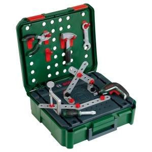 Set de lucru pentru copii Theo Klein Bosch Werkbankkoffer, cu unelte si accesorii, 36 x 38,5 x 43 cm