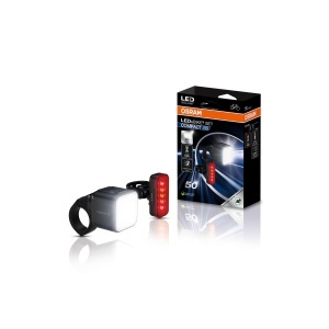 Set de Luminile pentru Bicicleta OSRAM LEDsBIKE COMPACT 50, 50 Lux, Reincarcabil
