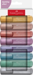 Set de Markere Metalice Faber-Castell, 8 Markere, Tinta pe Baza de Apa - Img 1
