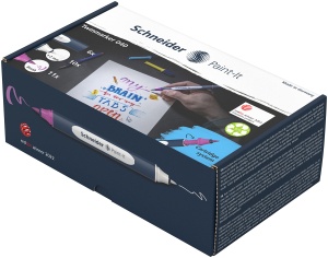 Set de Markere Twin Schneider 040 Paint-It V2, 27 piese, 10 culori, cu varf pensula si varf rotund - Img 8