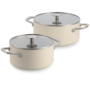 Set de Oale KitchenAid Advanced Forged Aluminium 4 piese, 20 cm si 24 cm, Antiaderente - Img 1