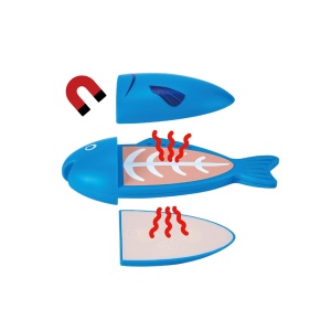 Set de peste si carne Hape Set de fantezie Set de mancare din lemn pentru copii, Set de gatit cu ingrediente si accesorii cu velcro - Img 2