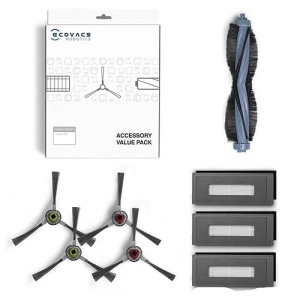 Set de piese de schimb ECOVACS D-KT00-2017 pentru aspirator U2, 4 perii laterale, 1 perie principala, 3 filtre - Img 2