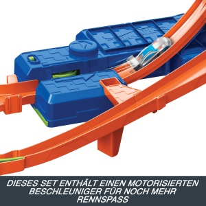 Set de Pista Hot Wheels cu Accelerare, Model JKJ78, Include 1 Masinuta, Pista cu Looping - Img 3