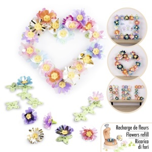 Set de refacere Smoby pentru creatii florale 98 accesorii pentru copii de la 5 ani - Img 5