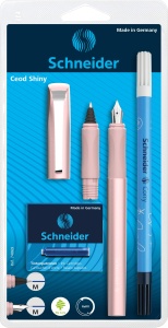 Set de scriere Schneider 74869 Ceod Shiny, 4 in 1, roz metallic