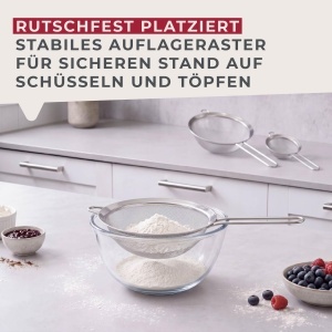 Set de site din inox Fackelmann 3 piese, spatiu de lucru eficient, usor de curatat - Img 4