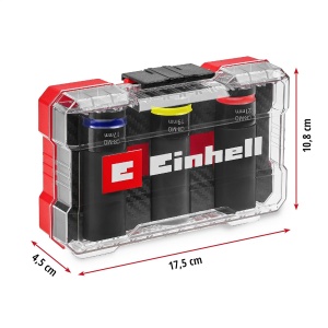 Set de Stecknuss Einhell 3 piese, CrMo, 171921 mm, 80 mm lungime - Img 6