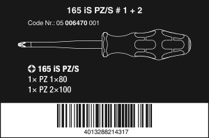 Set de surubelnite izolate Wera 05006470001, PZS 1 2, 1000V, maner ergonomic - Img 2