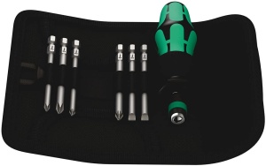 Set de surubelnite Wera Kraftform Kompakt 40, 7 piese, cu bits de 89 mm
