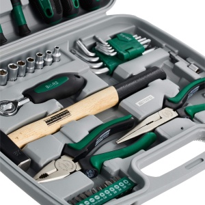 Set de unelte Bruder Mannesmann M29057 57 piese lame din otel crom-vanadiu - Img 6