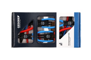 Set de unelte Gedore S 8008, 8 piese, pentru inele de siguranta, cu manere drepte si unghiulare - Img 2
