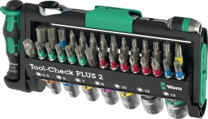 Set de unelte Wera Tool-Check PLUS 2, 39 piese, compact, pentru utilizare manuala si mecanica