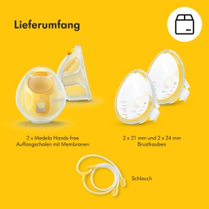 Set Doppelpumpset Medela Hands-Free pentru Pompa de San 2 Cups, Ultralegerez, Anatomice - Img 9