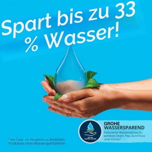 Set dus GROHE Precision Start cu termostat, crom, 3 tipuri de jet, 1.75m furtun - Img 5