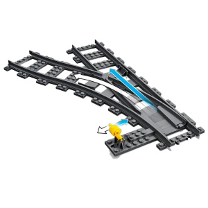 Set extensie sine LEGO City 60238 6 elemente compatibil cu trenurile LEGO - Img 5