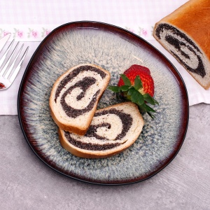 Set Farfurii Karaca Schwarz Galactic, 4 Piese, Porcelan, Negru, Modern - Img 8