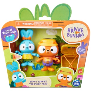 Set Figurine Brave Bunnies - 3 Figurine cu Accesorii, Bop si Boo, pentru Copii 3 - Img 4