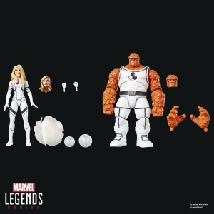 Set Figurine de Colectie Marvel Legends - The Thing si Invisible Woman, 15 cm, Premium - Img 2