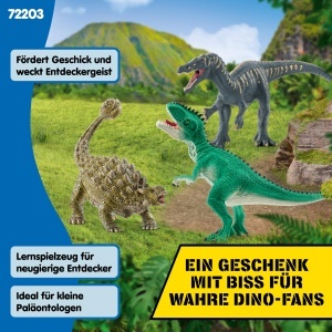 Set Figurine Dinozauri Schleich - Giganotosaurus, Baryonyx, Ankylosaurus, Detalii Realiste - Img 6