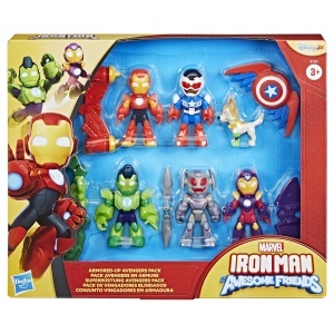 Set figurine Marvel Iron Man si prietenii sai, 6 supereroi, accesorii incluse - Img 5